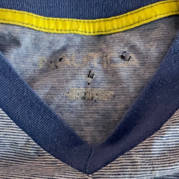 Nautica Teal and Gray Logo Tee - Picture 6 of 7